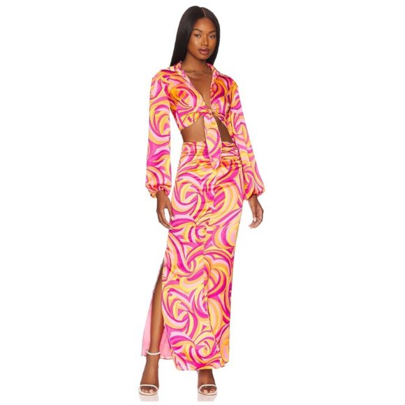 REVOLVE Dresses & Skirts - 🌟HP🌟❤️House of Harlow 1960 x REVOLVE Fawcett Top and Maxi Skirt